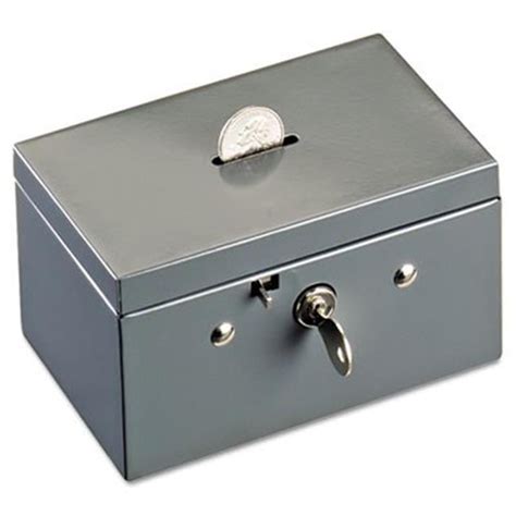 metal lock box with slot|small money box with lock.